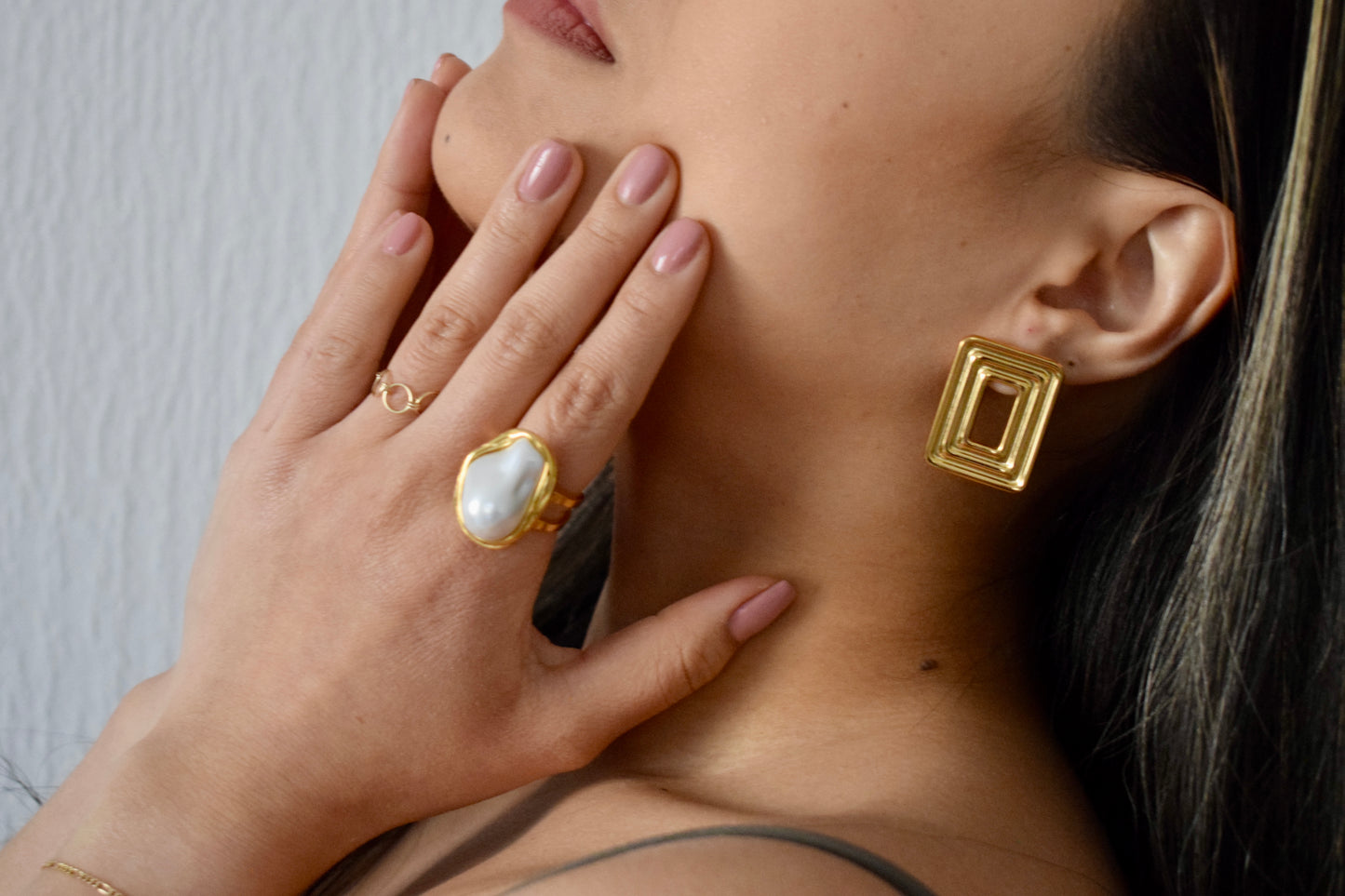 Livaxx Pearl Ring Gold